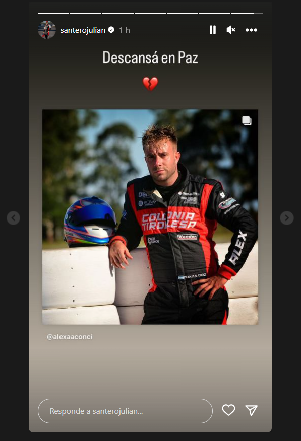 Los mensajes en memoria de Alex Conci: Santero.png