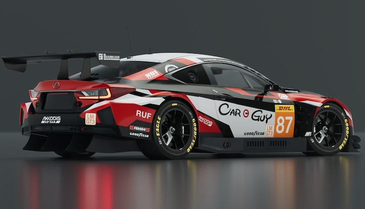 El nuevo diseño del Lexus de "Pechito" López para 2024: AutoPechito2.jpeg