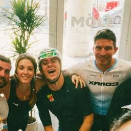 Colapinto y Pechito López disfrutaron juntos a pura bici en Niza antes de que termine el receso de la F1