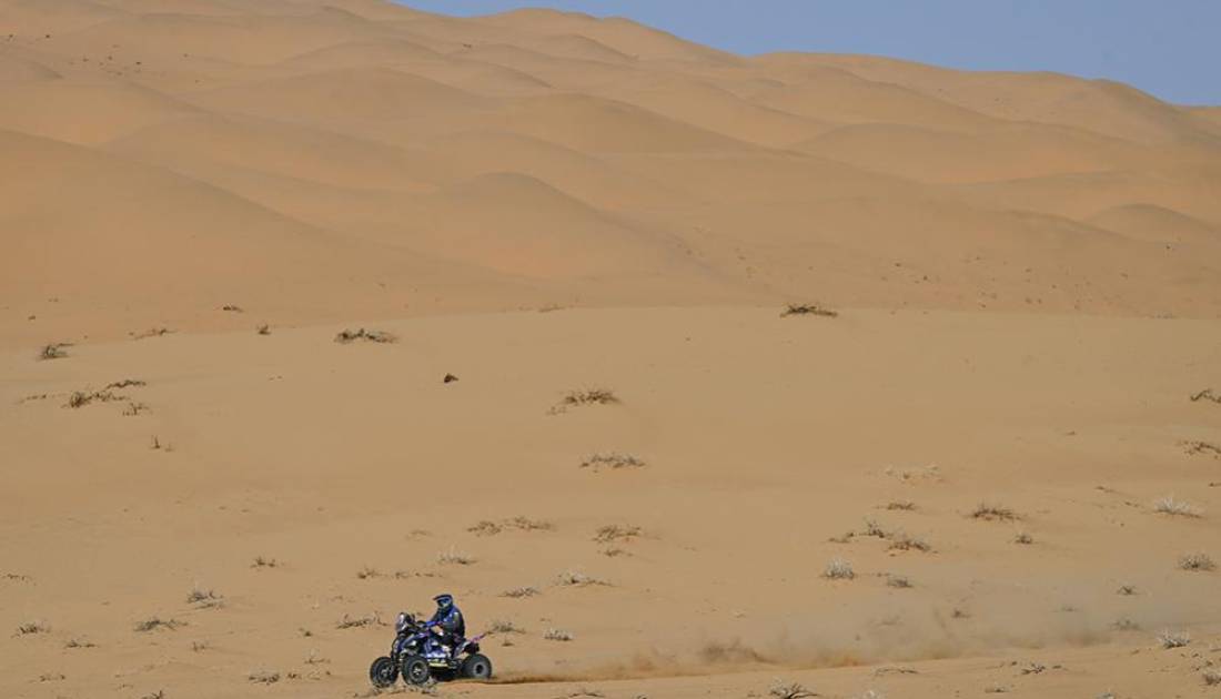 Moreno, en el podio de los Quads