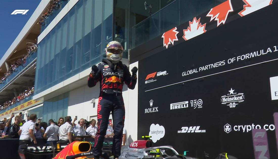 Fórmula 1: Verstappen aguantó a Sainz y ganó en Canadá
