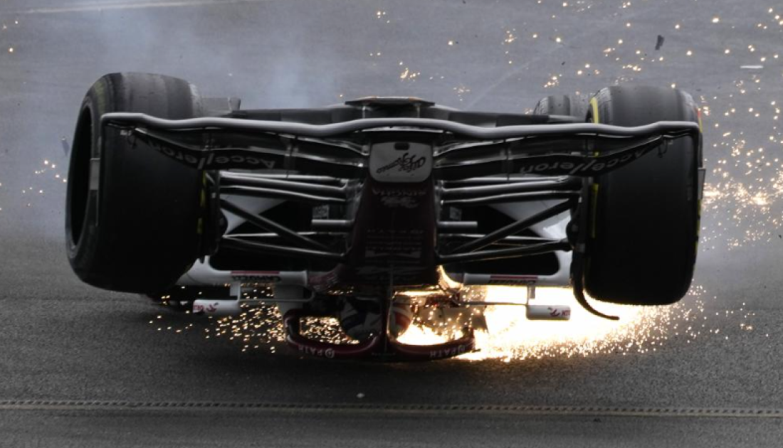 Accidentes: el halo salvó vidas en F1 y F2 en Silverstone