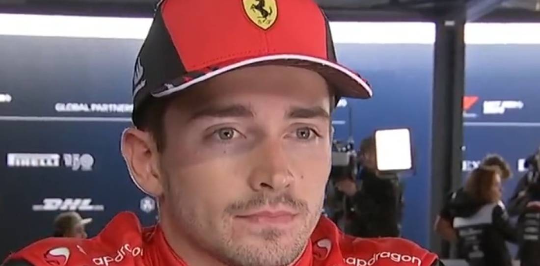 VIDEO: Charles Leclerc duro con la estrategia de Ferrari
