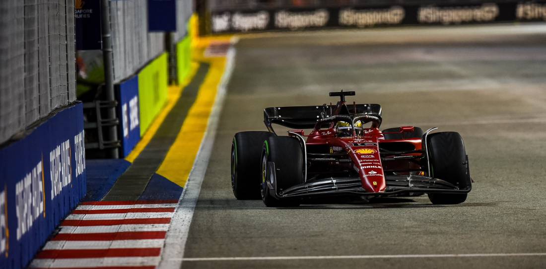 F1: Charles Leclerc (Ferrari) logró la pole en una clasificación cambiante en Singapur