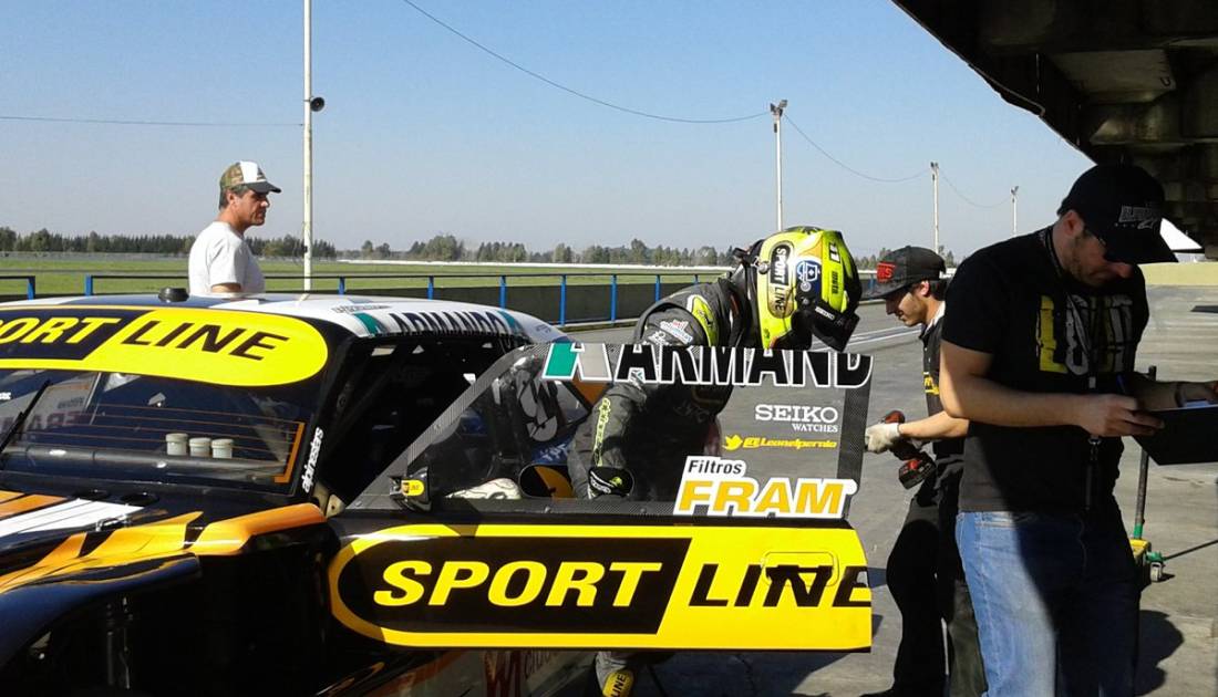 Pernía llegó con lo justo a Paraná