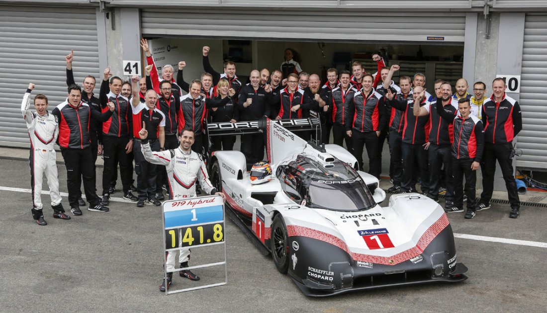 Porsche rompe el récord de la F1 en Spa Francorchamps