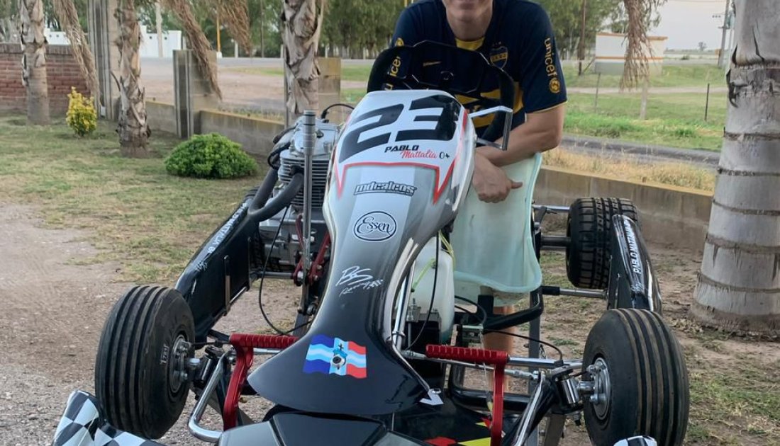 Tuvo que dejar el fútbol por estrés y ahora correrá en karting