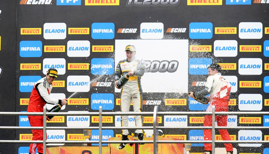 Los protagonistas del podio del TC2000 en La Plata