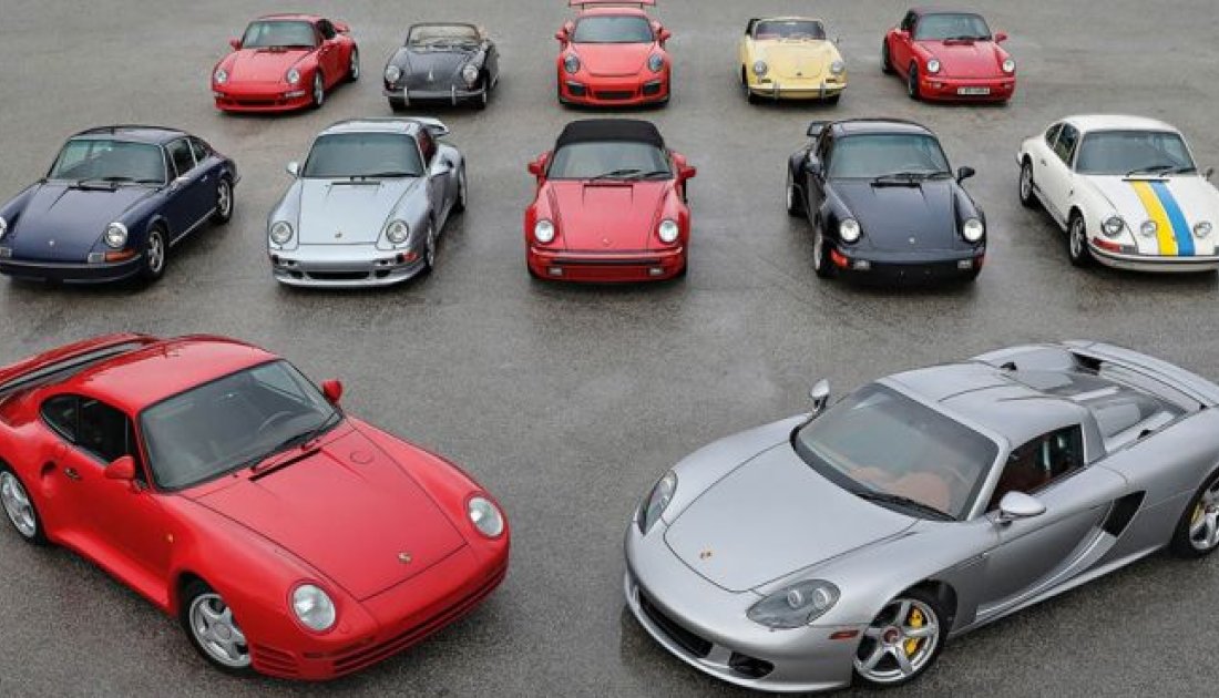 La increíble colección de 12 Porsche que se pone a la venta