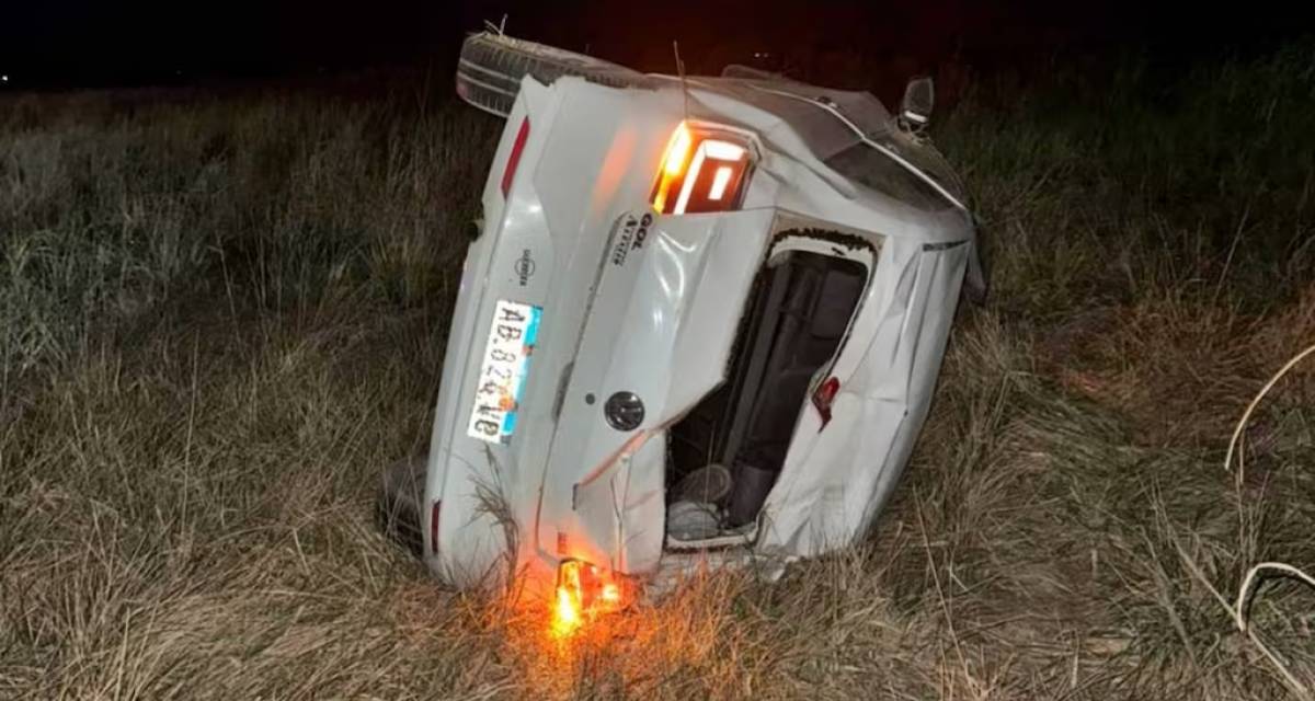 Un conductor volcó tras embestir un jabalí en la Ruta 188