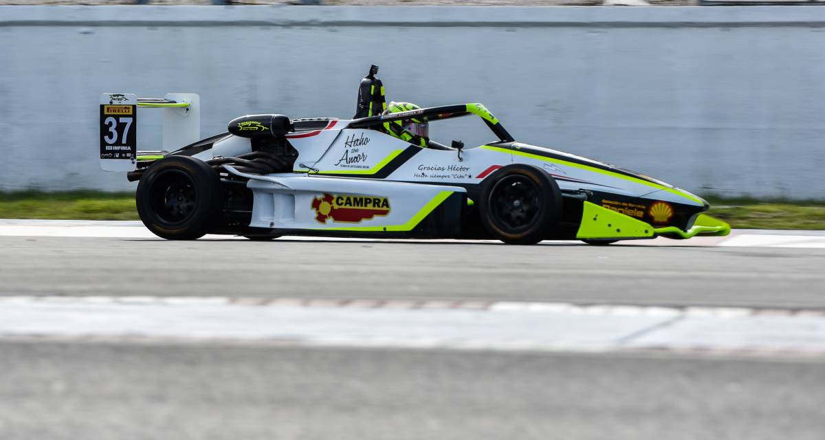 Fórmula Nacional: de principio a fin, Tomás Campra ganó la Carrera 2 en Buenos Aires