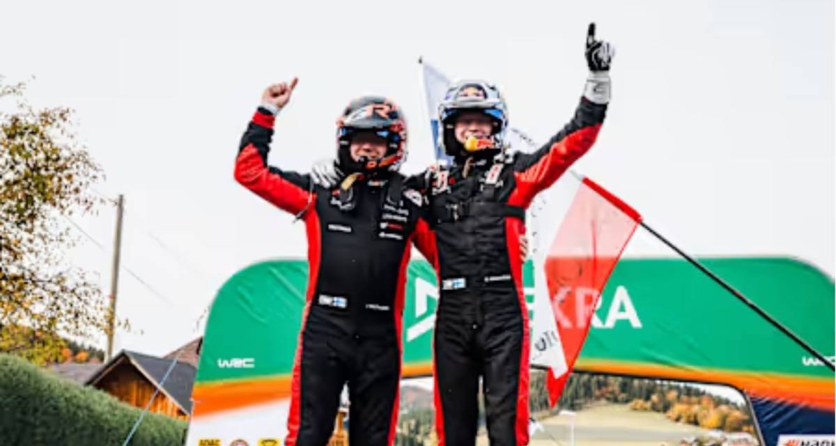 WRC: Rovanperä ganó en Europa Central y Toyota obtuvo su quinto título consecutivo