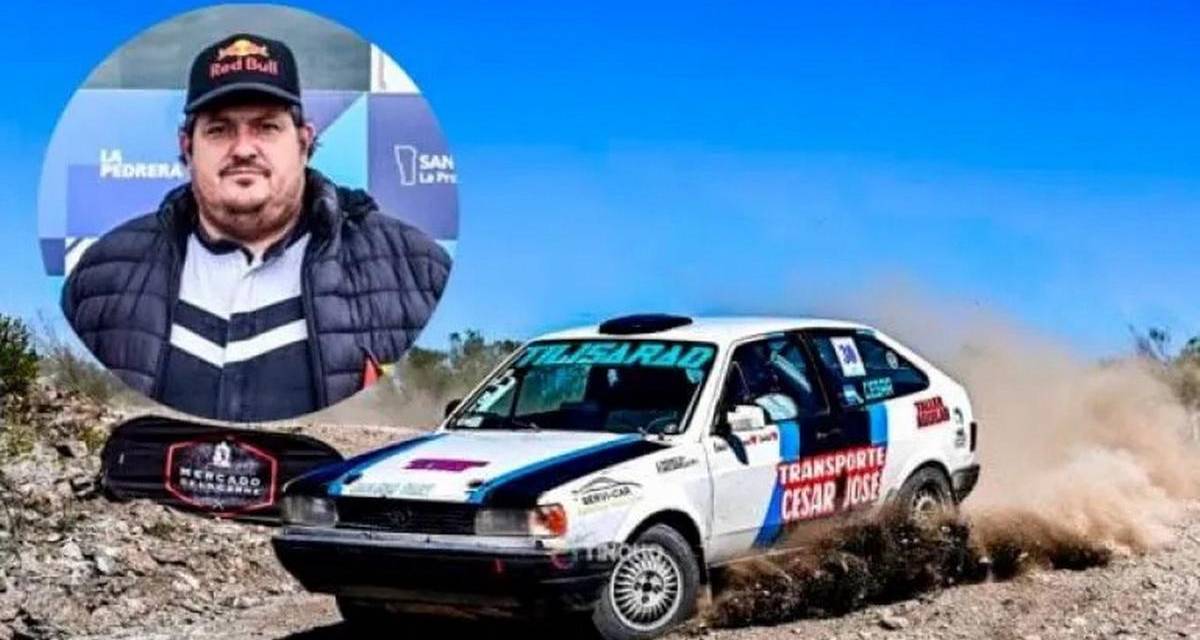 Luto: falleció el piloto de rally Cesar Pérez tras chocar y sufrir el incendio de su auto