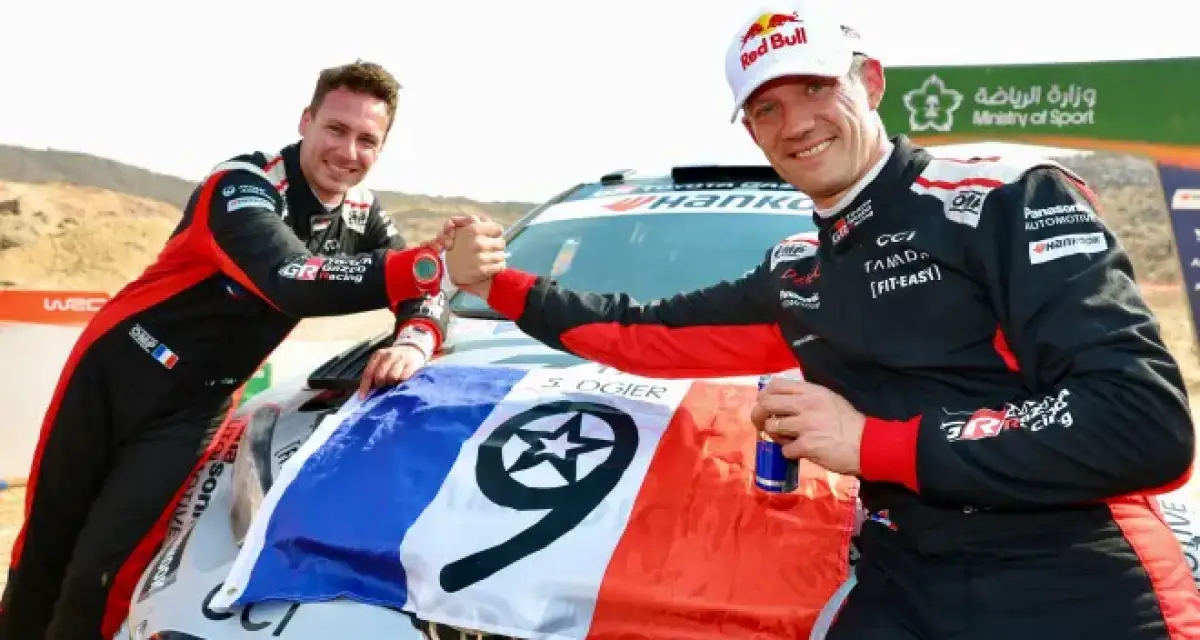 WRC: Sébastien Ogier obtuvo su noveno título mundial en Arabia Saudita e igualó a Loeb