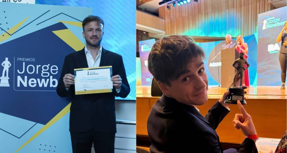 Agustín Canapino y Nicolás Varrone, ganadores en los Premios Jorge Newbery 2025
