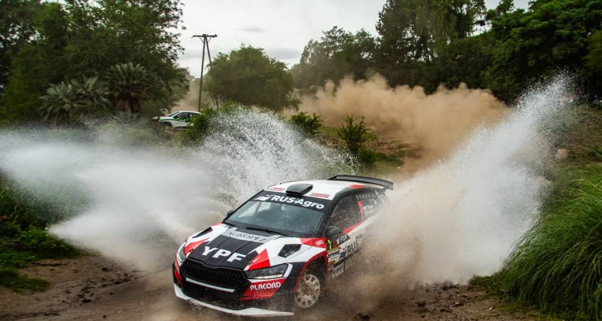 Rally Argentino: Federico Villagra sigue al frente en Mina Clavero