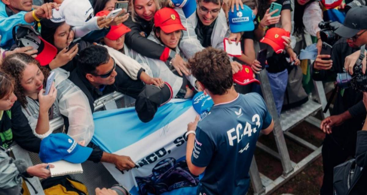 F1: “Siempre estuvieron ahí”, Alpine destacó el apoyo de los seguidores de Colapinto en 2025