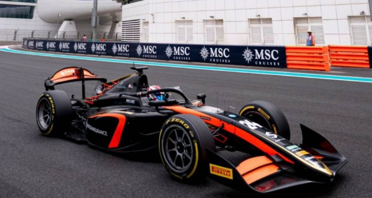 F2: Varrone cerró los test post temporada de Abu Dhabi con un buen rendimiento