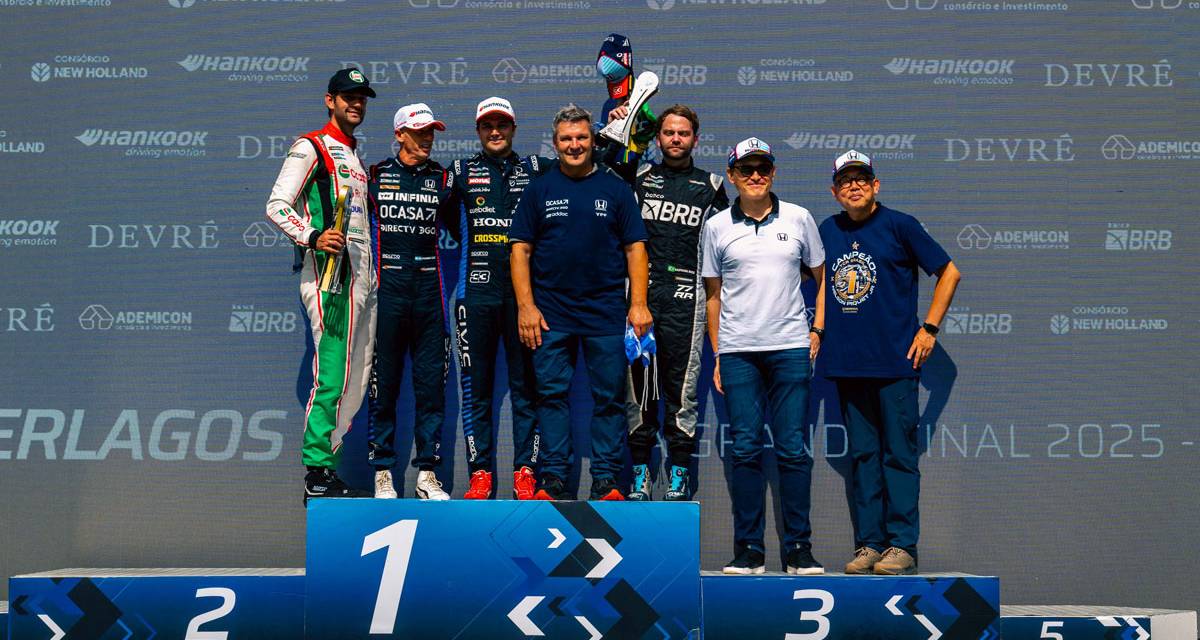 TCR South America: las sensaciones de los integrantes del podio de la carrera del domingo en Interlagos