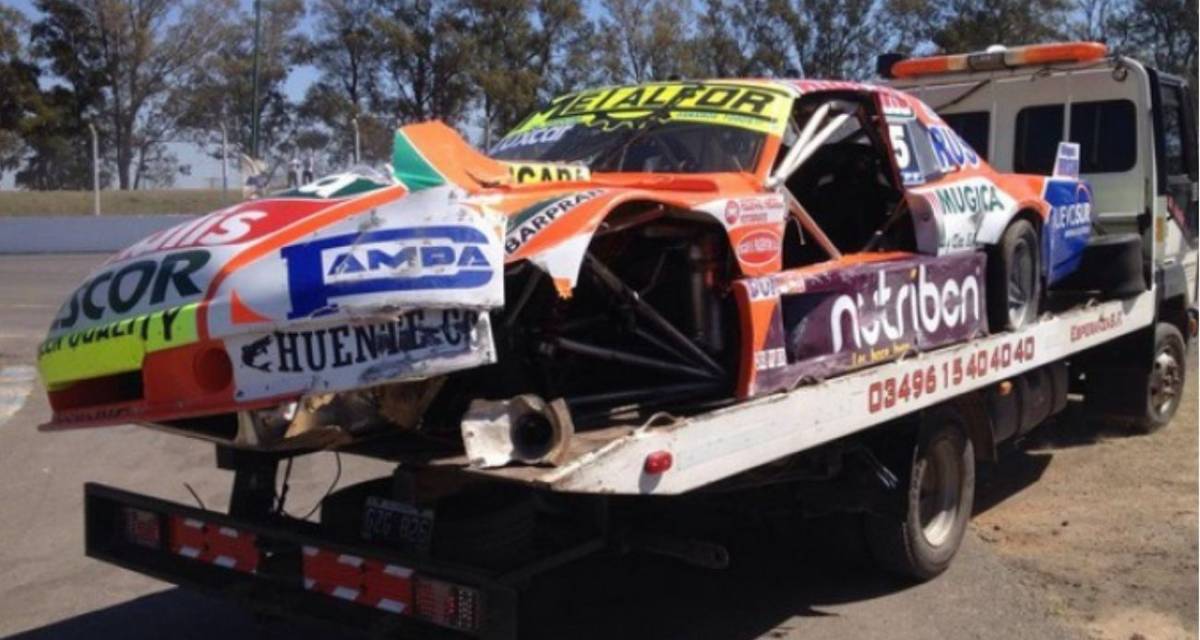 TC: "Ese momento me dio miedo", el recuerdo del Pinchito Castellano sobre su accidente en Rafaela