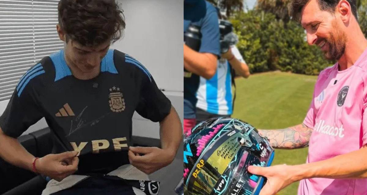 Messi - Colapinto: la promesa del encuentro entre dos referentes del deporte argentino que se hace esperar