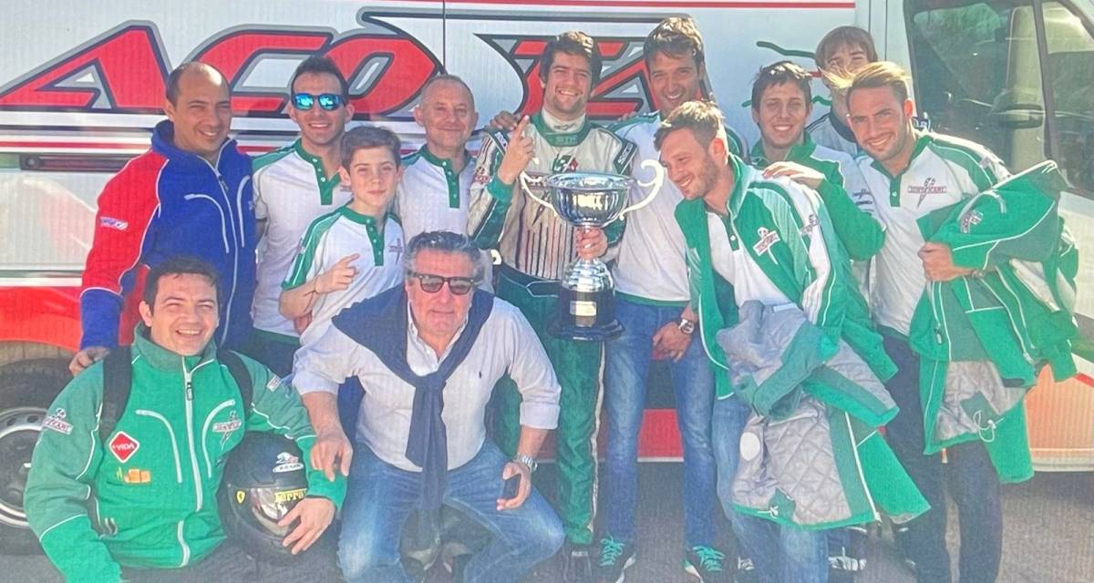 Colapinto y Varrone festejaron su última victoria en el karting y hoy él los alienta a ellos en la Fórmula 1