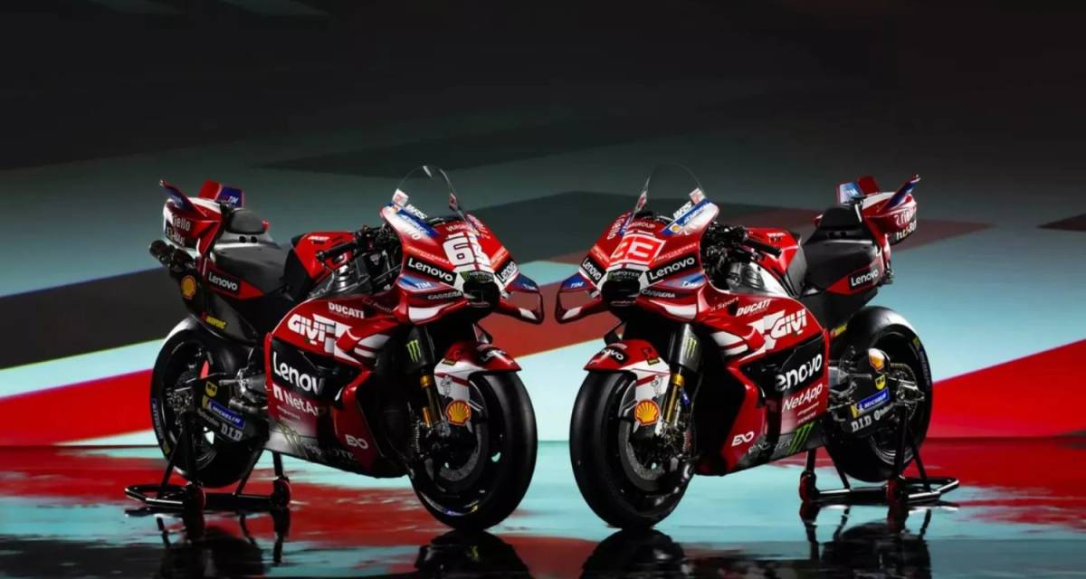 MotoGP: Ducati presentó el nuevo diseño de su moto para la temporada 2026