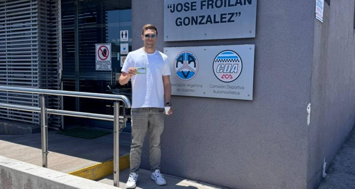 NASCAR: Baltazar Leguizamón sacó su licencia médica para competir en 2026