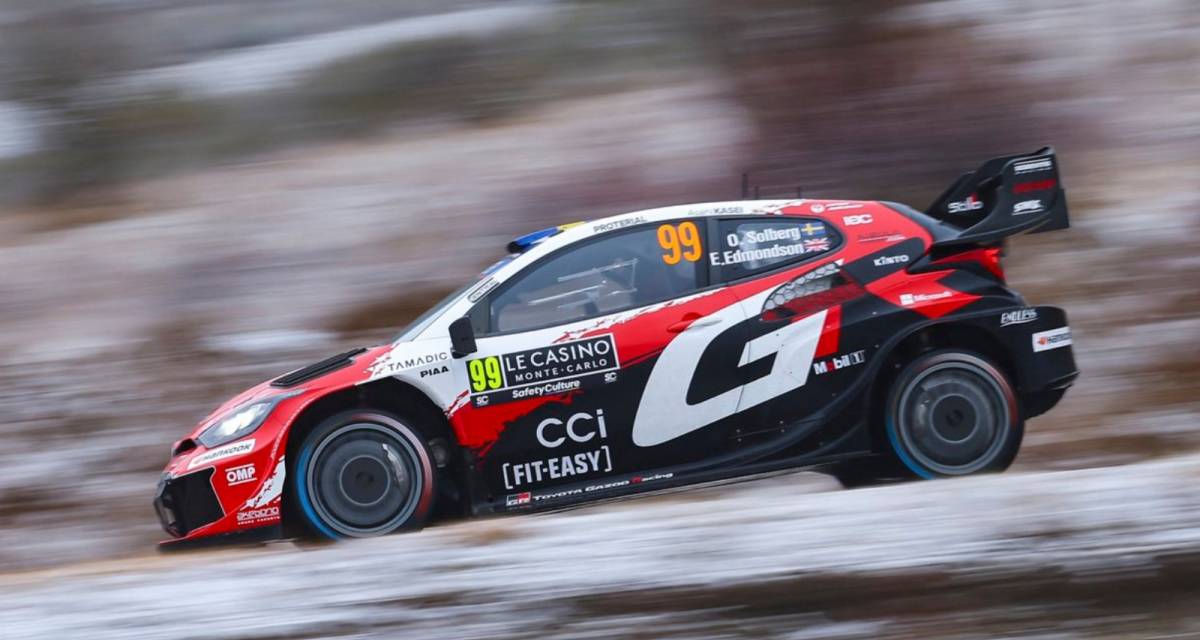 WRC: Solberg completó otra gran actuación en Montecarlo y se consolidó como líder previo a la etapa final