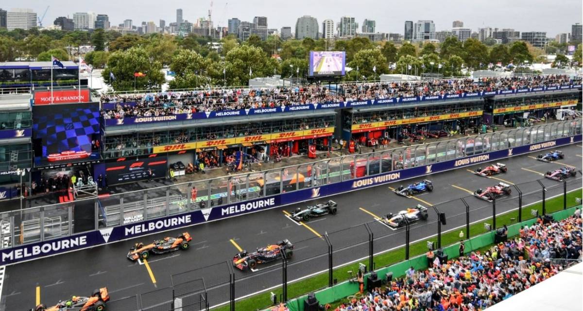 F1: ¡Un lujo! El Circuito de Albert Park se prepara para el inicio de la temporada