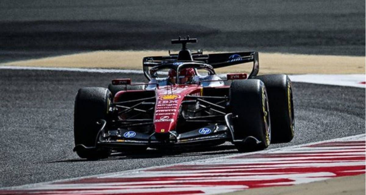 F1: Leclerc dominó el jueves de test en Bahréin y Gasly fue P7 con el Alpine