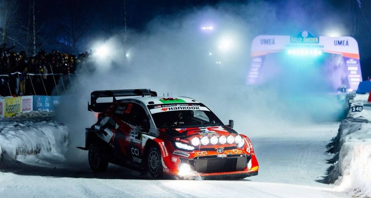 WRC: Evans le arrebató el liderato a Katsuta tras un sábado contundente en Suecia