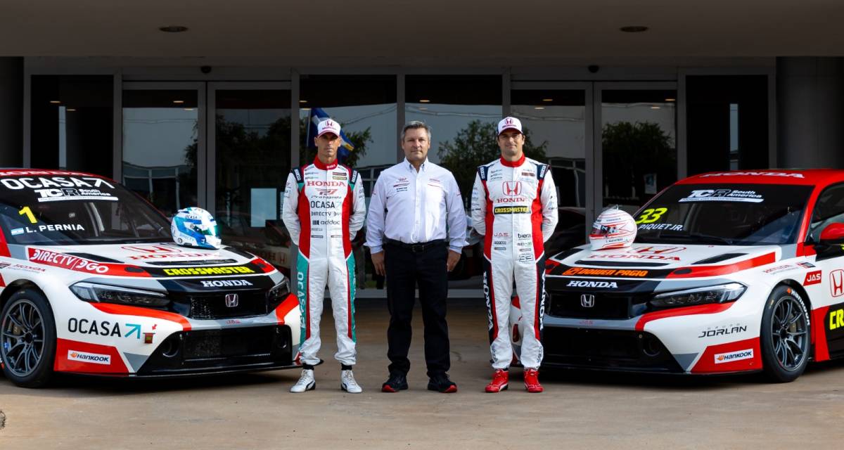 TCR South America: Leonel Pernía y Nelson Piquet Jr serán los pilotos del equipo oficial Honda Racing