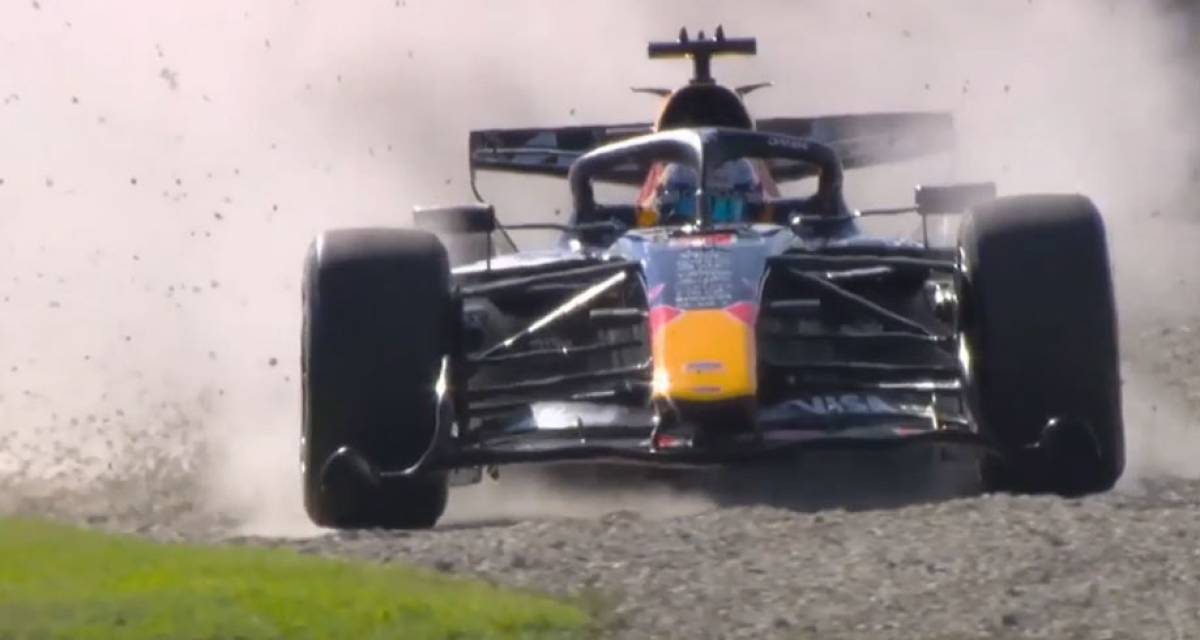 F1: Max Verstappen protagonizó un fuerte despiste en el cierre del viernes en Australia