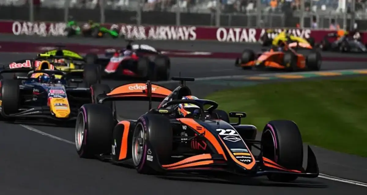 F2: Varrone explicó el insólito motivo que le provocó una penalización en la Feature Race en Australia