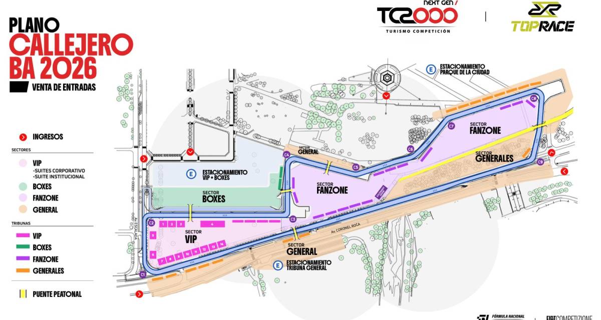 Así será el circuito de "El Callejero de Buenos Aires"