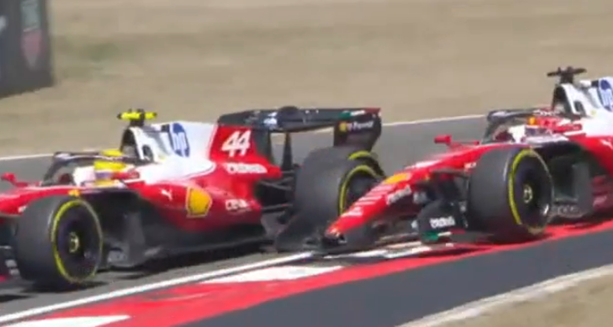 F1: la picante batalla entre las Ferrari de Leclerc y Hamilton en la carrera sprint del GP de China