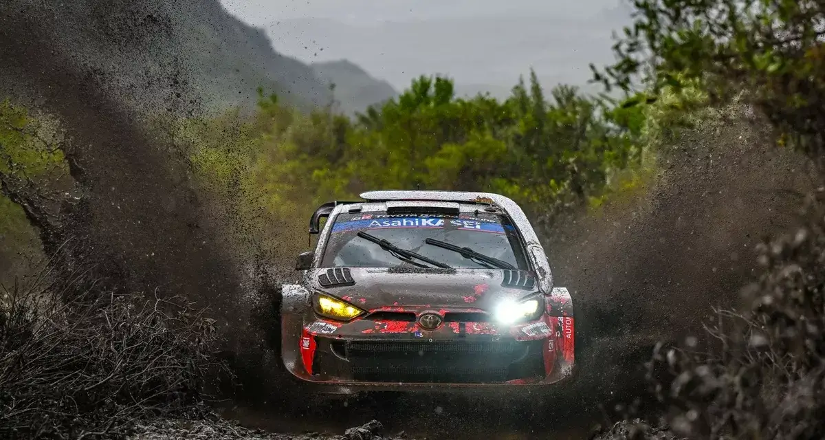 WRC: Katsuta heredó la punta del Rally Safari de Kenia tras los abandonos de Solberg y Ogier