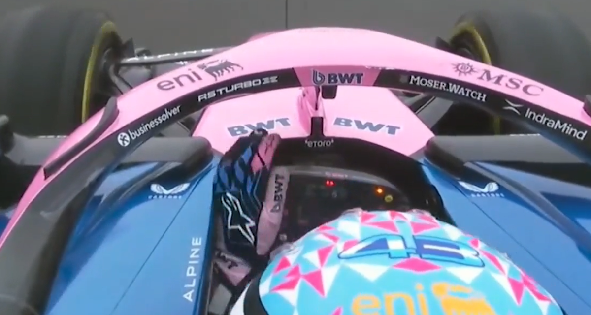 F1: la bronca de Colapinto por no poder superar a Sainz en el GP de China