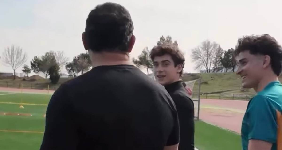 Franco Colapinto, Julián Álvarez y Agustín Creevy: encuentro entre tres figuras del deporte argentino