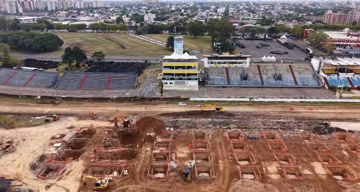 Así avanzan las obras en el Autódromo de Buenos Aires: se conocieron nuevas imágenes