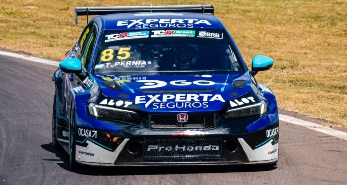 TCR South America: Tiago Pernía, el argentino más rápido de la Práctica 2 en Cascavel