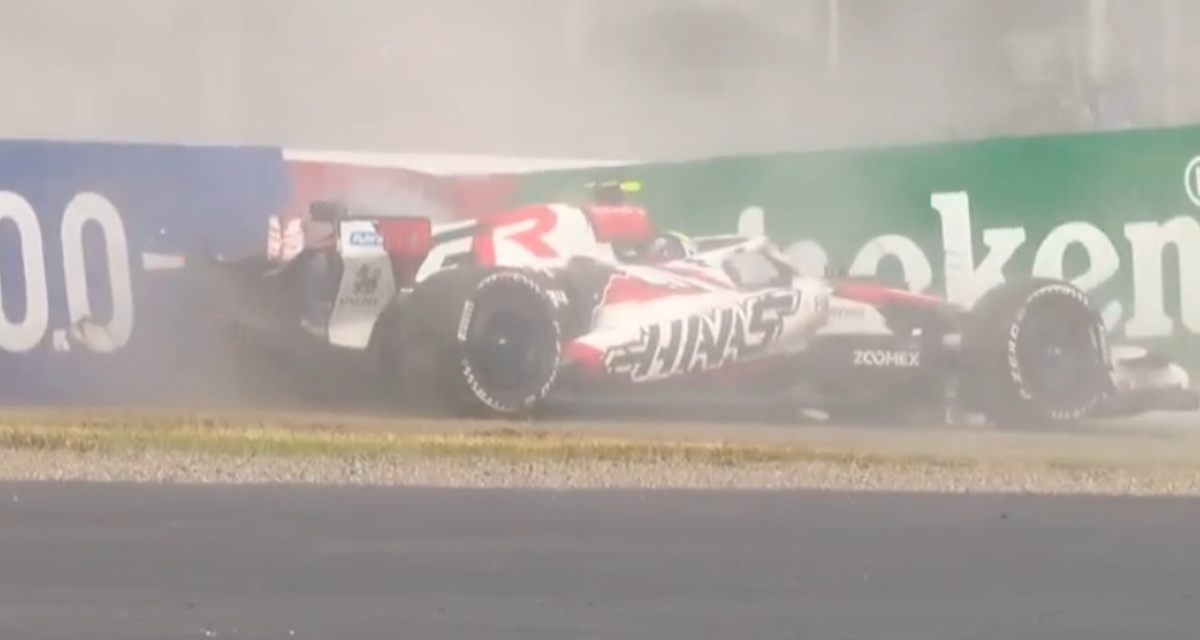 F1: fortísimo accidente de Bearman en el Gran Premio de Japón