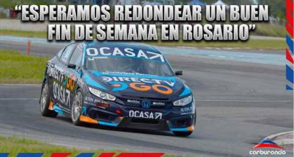 TN APAT: Leonel Pernía dejó en claro su objetivo para Rosario: "Poder pelear la carrera"