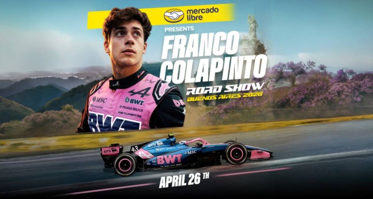 Arranca la preventa para la exhibición de Franco Colapinto en Buenos Aires