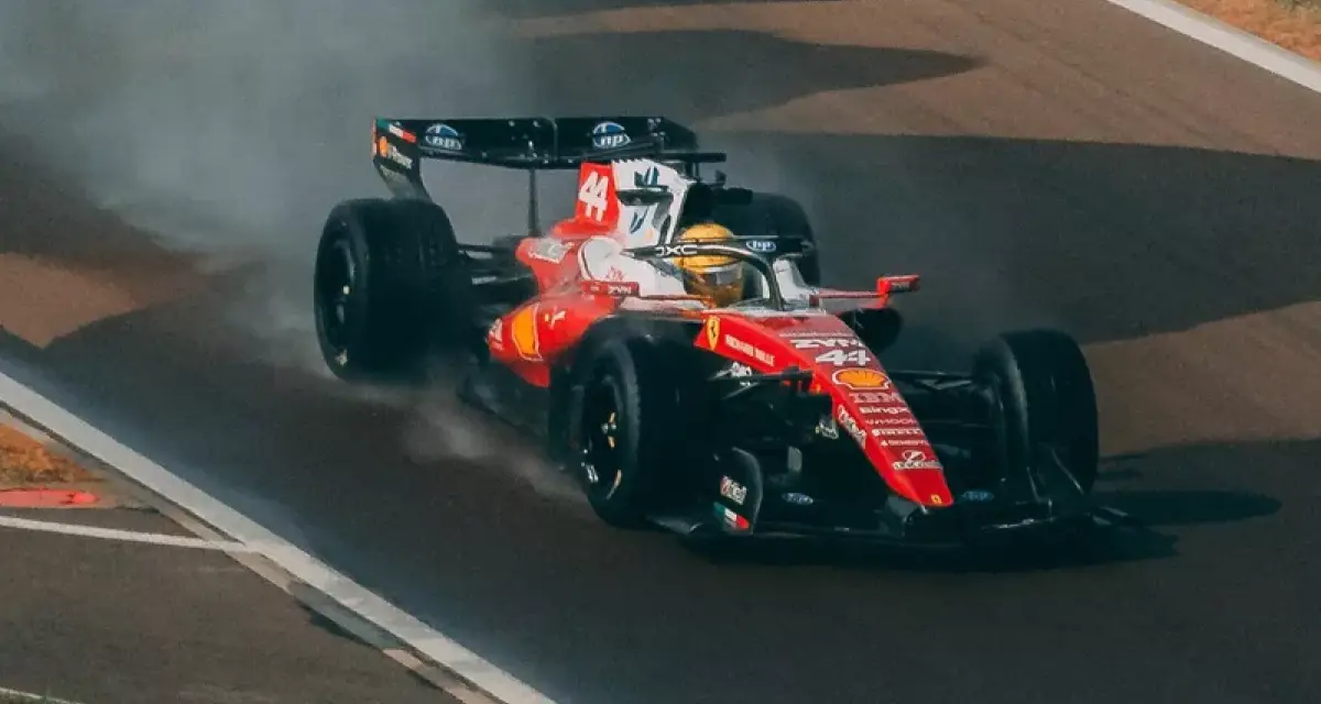 F1: Hamilton completó un exigente test de neumáticos de lluvia de Pirelli en Fiorano