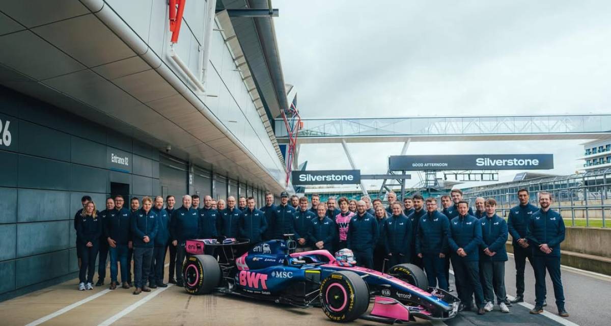F1: reconocimiento y gratitud: Alpine y una decisión de equipo ejemplar para el filming day en Silverstone