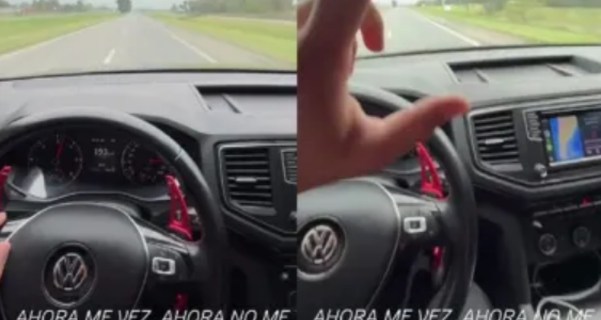 VIDEO: Se filmó manejando a 200 km/h, subió el video y ahorá inhabilitarán su licencia