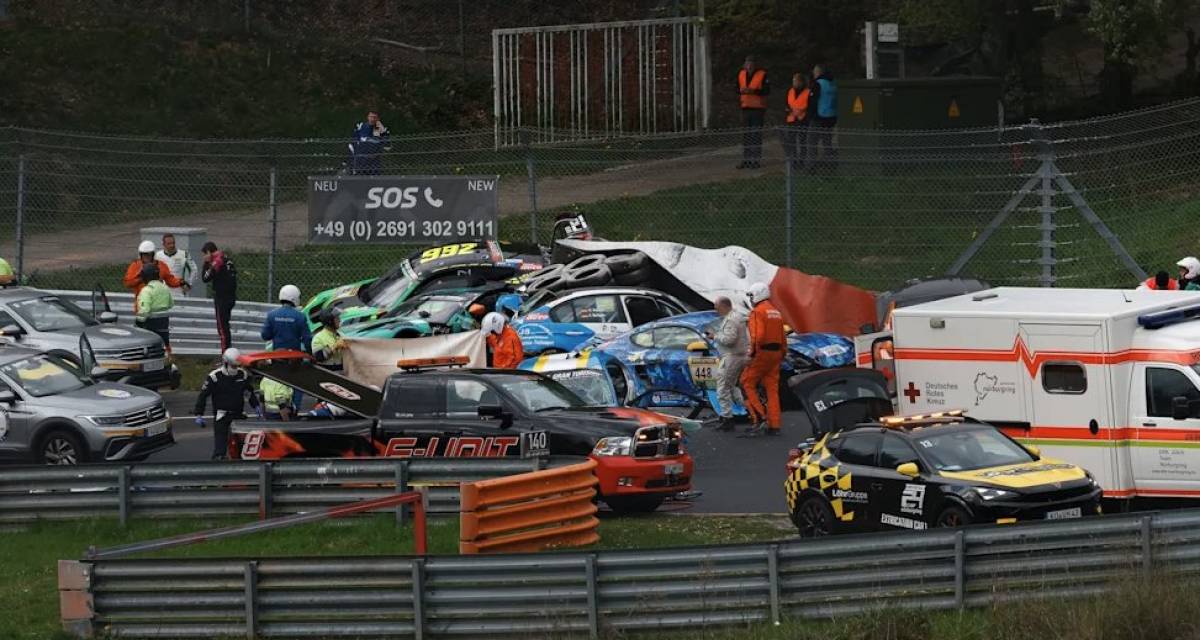 Tragedia en el automovilismo: murió un piloto tras un choque múltiple en Nürburgring