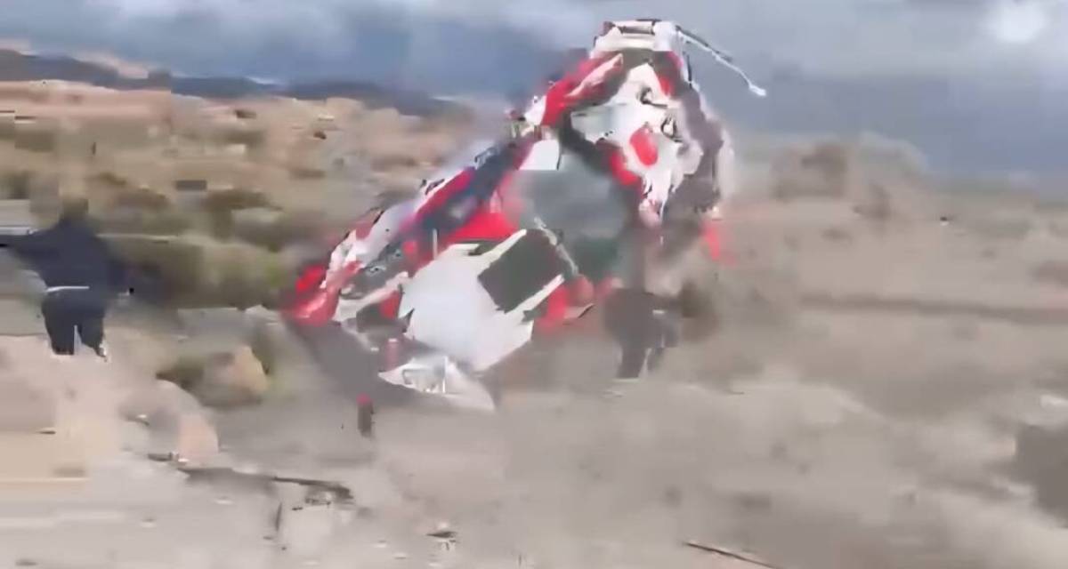 IMÁGENES SENSIBLES: fuerte accidente en el Rally Sudamericano: falleció un espectador
